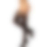 Чулки Leg Avenue Thigh highs with garter top Black One Size