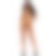 Leg Avenue Rhinestone bikini & g-string OS Black