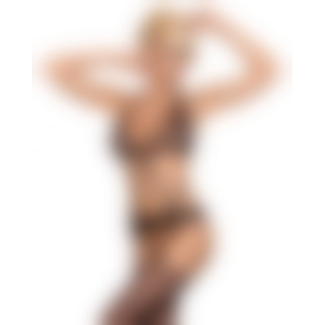 Бодістокінг - Obsessive N108 Bodystocking Black S/M/L