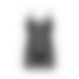 Пеньюар Passion DROSERA CHEMISE black, L/XL, кружевной лиф со стрепами, трусики в комплекте