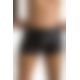 Мужские кожаные боксеры с молниями Passion 049 SHORT MATT L/XL Black