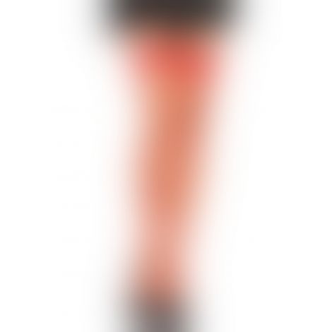 Панчохи у велику сітку Leg Avenue Fence Net Thigh Highs Red, one size