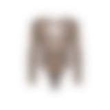 Боді Obsessive Soranna long-sleeved teddy S/M