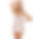 Leg Avenue Strappy Lace mini dress OS White
