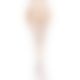 Leg Avenue Heart net suspender hose OS White