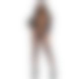 Бодистокинг Leg Avenue V Front Bodystocking One size Black, мелкая сетка, доступ