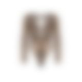 Боді Obsessive Soranna long-sleeved teddy S/M