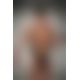 Мужское боди с очень глубоким декольте Passion 011 BODY black XXL/XXXL