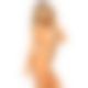 Комплект Leg Avenue Open cup bra and pearl panty White