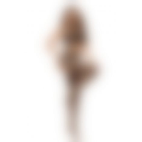 Бодістокінг - Bodystocking 2080, black - One Size