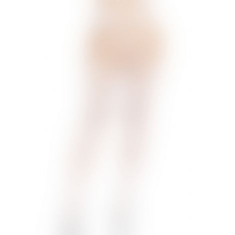 Ажурні колготки із сердечками Leg Avenue Heart White, One size, імітація панчіх