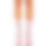 Носочки ажурные с рюшами Leg Avenue Mini Bow Lace Anklet White