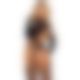 Бодистокинг Leg Avenue Bodystocking with cutout teddy Black One Size