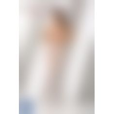 Эротические колготки-бодистокинг Passion S012 white, имитация чулок, пояса и ажурных трусиков