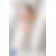 Эротические колготки-бодистокинг Passion S012 white, имитация чулок, пояса и ажурных трусиков