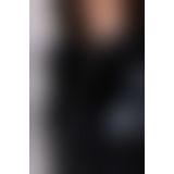 Боди Glossy Alessia из материала Wetlook на молнии, черный