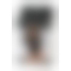 Боди Glossy Alessia из материала Wetlook на молнии, черный Боди Glossy Alessia из материала Wetlook на молнии, черный