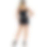 Вінілова мінісукня на шнурівці Leg Avenue Vinyl lace up mini dress S Вінілова мінісукня на шнурівці Leg Avenue Vinyl lace up mini dress S