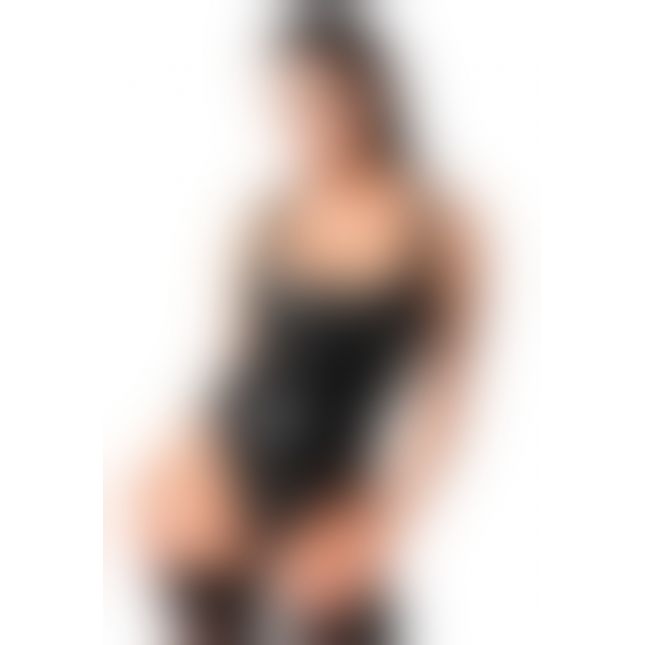 Боді Noir Handmade F333 Powerwetlook body - 3XL