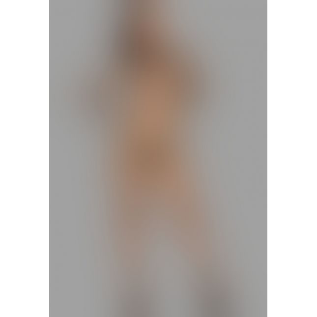 Obsessive N 121 Bodystocking - Бодистокинг-сетка с пикантным вырезом, S/M/L