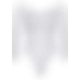 Боди Leg Avenue Snap crotch thong back teddy White S/M