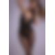 Бодістокінг - Christine Crotchless Bodystocking With Flowerlace Amara Black