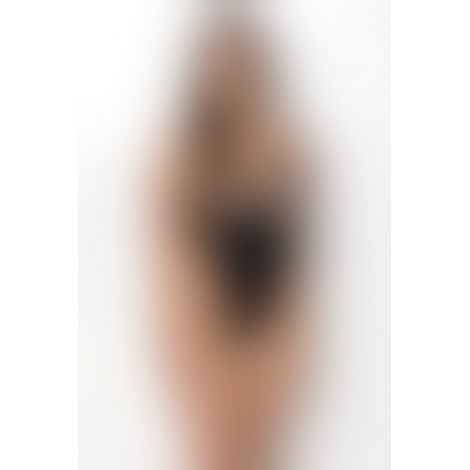 Боді з екошкіри Passion CELINE BODY 6XL/7XL black, з доступом, відкритий