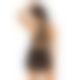 Obsessive Pearlove chemise & thong black S/M
