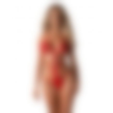 Боді - Obsessive Luiza Body Red S/M