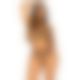 Стрепы-портупея с чокером Leg Avenue Satin elastic harness teddy, One size, Black