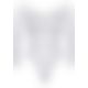 Боди Leg Avenue Snap crotch thong back teddy White M/L
