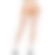 Чулки-сетка Leg Avenue Net stockings with garter belt One size White, пояс, подвязки