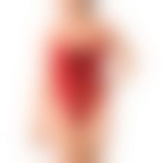 Сексуальне лаковане боді Art of Sex - Josephine червоне S