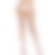 Чулки-сетка Leg Avenue Net stockings with garter belt One size White, пояс, подвязки