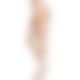 Чулки-сетка Leg Avenue Net stockings with garter belt One size White, пояс, подвязки