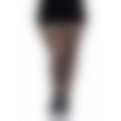 Прозорі панчохи зі швом Leg Avenue Sheer backseam stockings Black, Plus Size