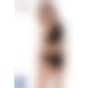 Трусики з прозорою вставкою Passion PS006 PANTIES black, size L