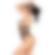 Боді з маскою Leg Avenue Cupless Zip Teddy & Crotchless Mask Black M