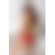 Трусики-бразилиана из цветочного кружева Raja Thong red XXL/XXXL - Passion