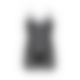 Пеньюар Passion DROSERA CHEMISE black, XXL/XXXL, кружевной лиф со стрепами, трусики в комплекте