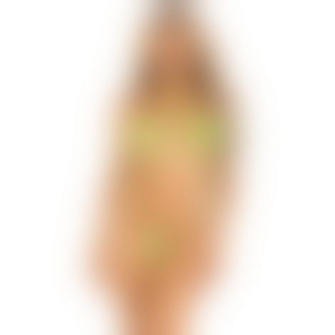Боді-бікіні Leg Avenue Wrap around bikini bodysuit, One Size, салатове, на зав’язках, зі стразами