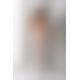 Эротические колготки-бодистокинг с ажурным поясом Passion S027 One Size, white, открытый доступ