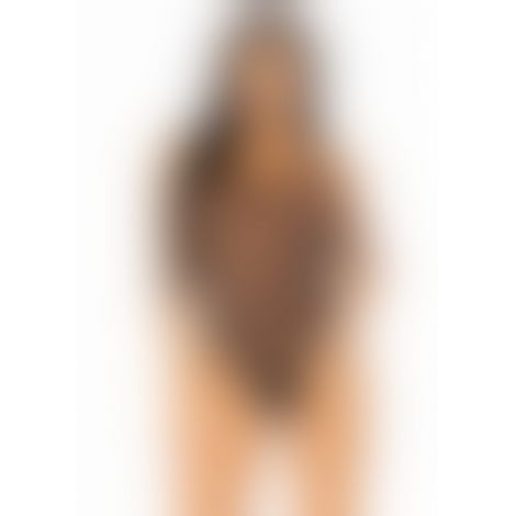 Еротичне боді Leg Avenue Cami bodysuit with thong Black XL, на бретелях