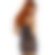 Leg Avenue Shimmer Sheer rhinestone tube dress OS Black/Silver