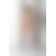 Бодистокинг с плетением на животике Passion BS100 One Size, white, декоративный шов, с доступом