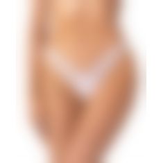 Трусики Obsessive Arrowel White crotchless thong L/XL