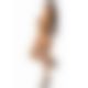 Бодистокинг Leg Avenue Suspender Bodystocking One size Black, крупная сетка, доступ