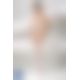 Бодистокинг Passion BS056 white, комбинезон, имитация чулок