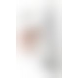 Мини-платье с вертикальным узором Passion BS097 One Size, red, плетение по бокам