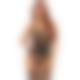 Leg Avenue Jacquard net bodystocking OS Black
